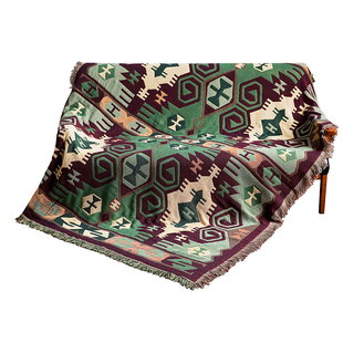 美式沙发垫沙发罩沙发巾针织线毯桌布多功能盖毯子防尘罩多功能毯