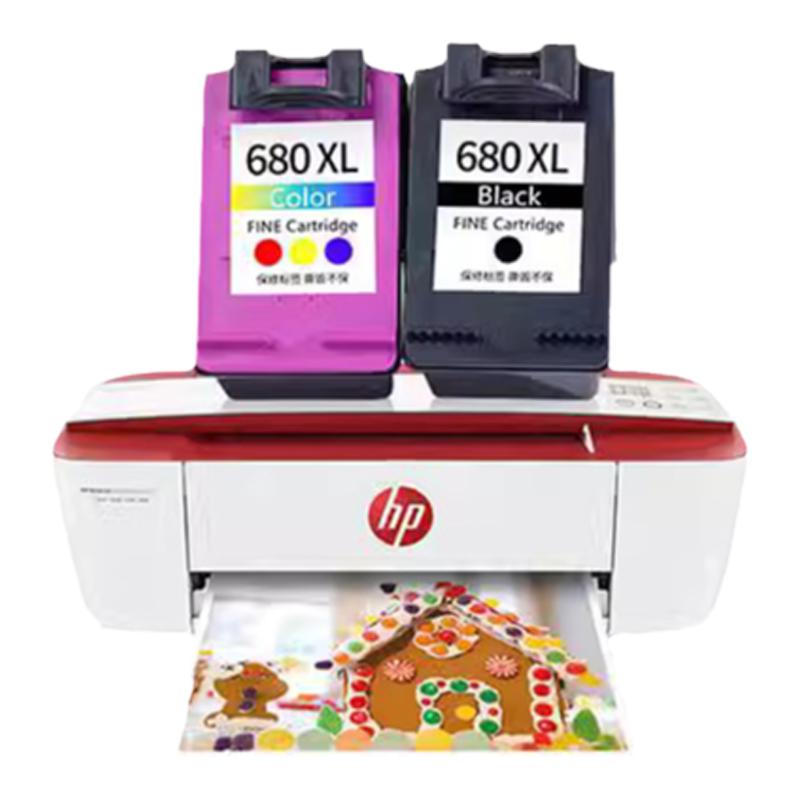 适用惠普HP3777墨盒大容量彩色喷墨HP Deskjet1115/1118/2135/2138/2676/2677/ 2678/2679/3635/3636墨盒