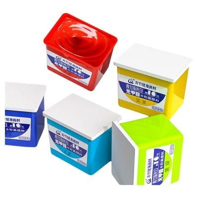 青竹画材果冻水粉颜料补充装80ml