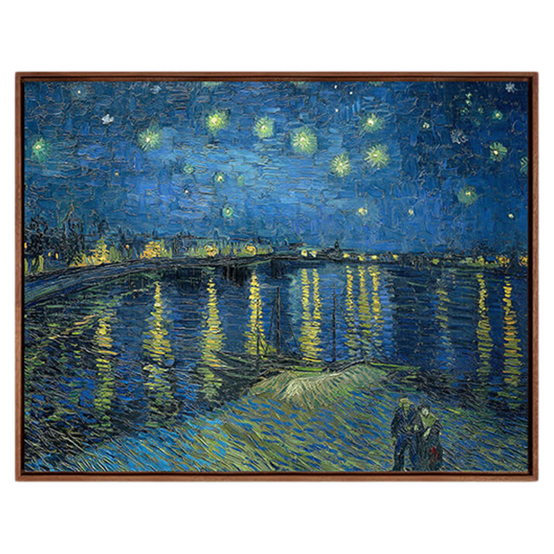梵高-罗纳河畔的星夜客厅装饰画