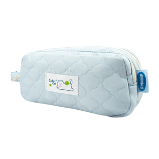 晨语韩系奶呼呼大容量文具笔袋高颜值ins风女生2026新款小学生简约小众不撞款初中生大学生可爱铅笔盒可立式