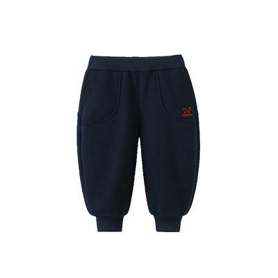 齐齐熊420G奥利绒男童冬款卫裤