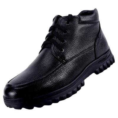 中老年男士防滑皮毛一体劳保鞋