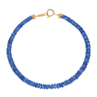 若华珠宝冰河玫瑰=皇家蓝宝石手链女18K金彩宝手串手饰礼物定制