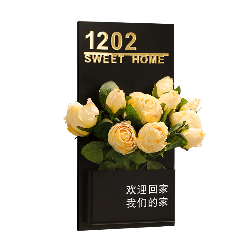 门牌家用号码牌高级感轻奢创意别墅家庭住宅门牌号定制小区单元楼公寓防盗门上欢迎回家仪式温馨房号挂牌订做