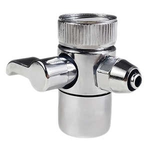 史蒂夫净水器水龙头切换阀通用开关金属接头单切阀转换3分头接管