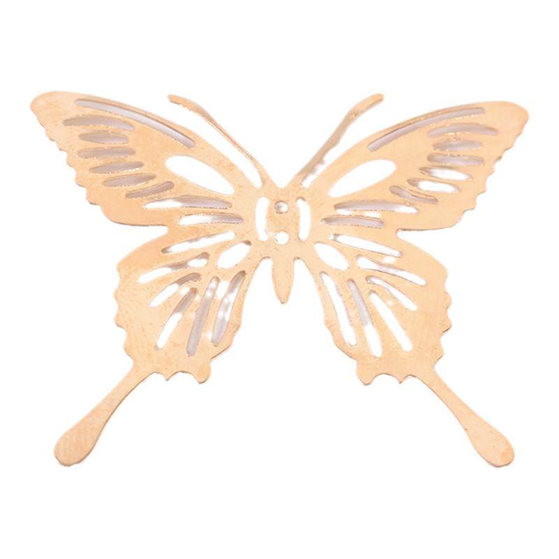 新款镂空蝴蝶花片古风汉服头饰发簪材料diy饰品配件 卡砖谷美装饰