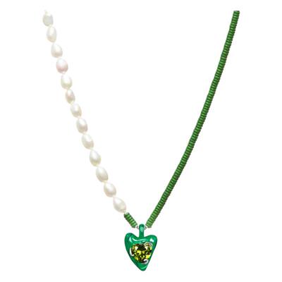 lostinecho珐琅项链戒指耳钉