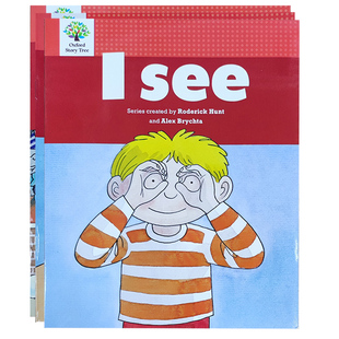 原版进口Oxford Story Tree牛津故事树分级绘本Level 1第一级别3本组合 3-6岁少儿英语课外读物I see/Good old Mun/Kipper's diary