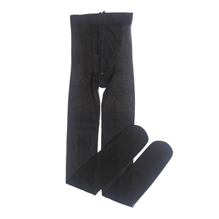 MANZI 36167 曼姿GARTER+背线黑丝性感显瘦连裤袜法式复古40D丝袜