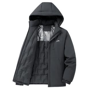 贵人鸟爸爸棉服男款冬季2026年中年男装棉衣爸爸冬装外套男士棉袄