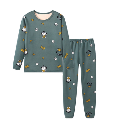 青少年学生女童保暖内衣加绒加厚