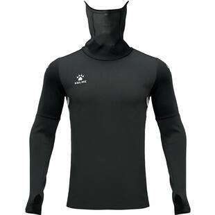 卡尔美冬季训练服男套头衫保暖面罩足球跑步运动卫衣秋冬拇指扣