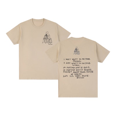 Radiohead电台司令短袖T恤美式街头休闲vtg摇滚双面印花男女Tee潮