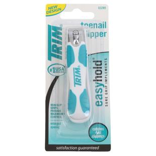 美国品牌trim防滑指甲钳大号指甲剪小号指甲刀不锈钢套装收指甲屑