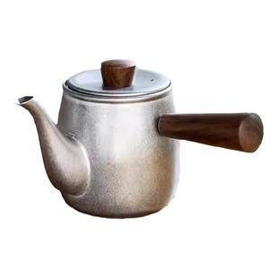 同合进口宫崎制作所小茶壶不锈钢日式单人冲泡茶器急须壶带过滤网