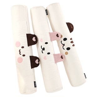 婴儿抱枕安抚长条圆柱枕宝宝安全感小熊ins风睡觉卡通床围挡枕