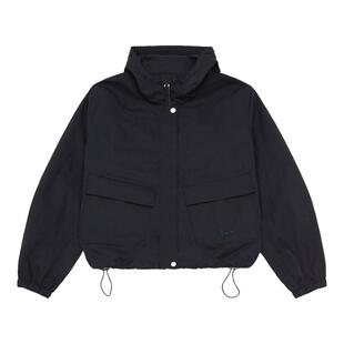 KENZO 26秋冬新品 女士手签体图案休闲口袋连帽外套