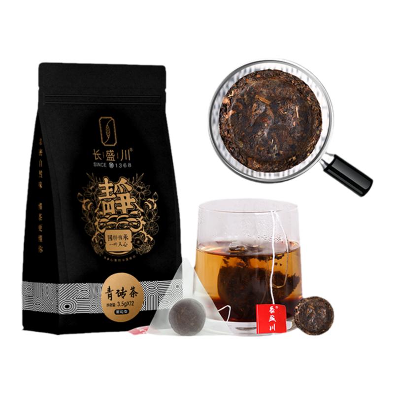 长盛川黑茶三角茶包12小袋装