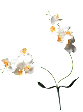 假花绢花手感蝴蝶兰花瓶套装