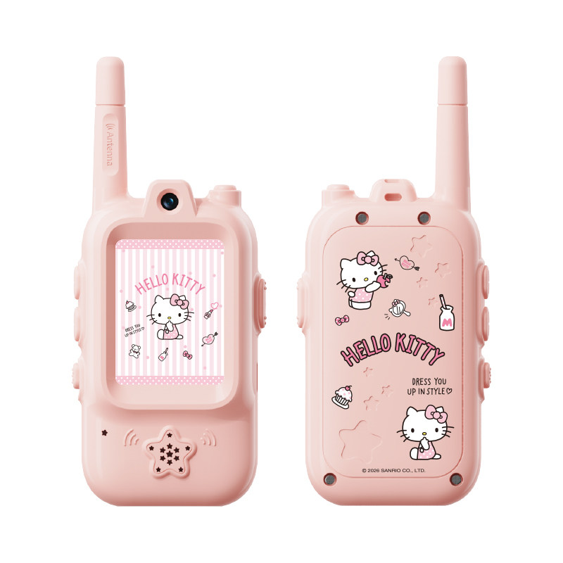 hellokitty儿童对讲机可视频通话2026新款无线小型玩具生日礼物