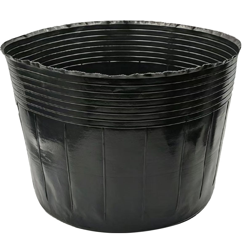 天麻专用桶营养钵黑色45*40魔芋桶天麻种植桶种植袋大号塑料加厚