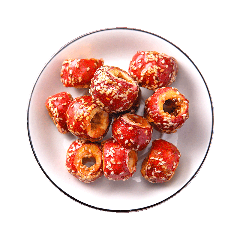 冻干冰糖葫芦整颗无核空心山楂球酥脆零食休闲食品小吃特产儿童