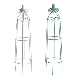 铁艺迷你爬藤架小型鸟笼爬藤花架户外花园复古做旧阳台桌面攀爬架