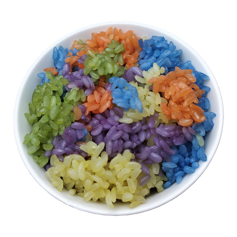 五色糯米饭植物染料广西土特产蓝色绿色植物彩色材料娘惹花蒸布垫