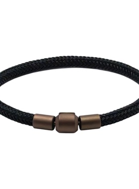 男士粗款5mm钢丝绳手链