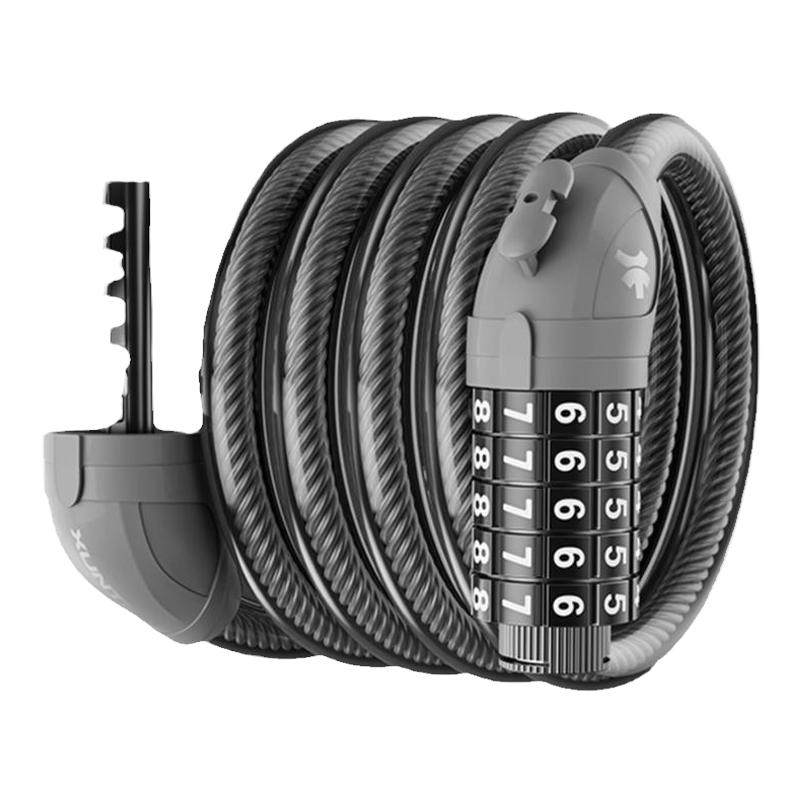 自行车锁专用密码防盗锁山地公路车防偷神器便携固定式电动单车锁