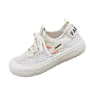 2025夏季新款网眼运动鞋女镂空透气网面软底轻便学生鞋老北京布鞋