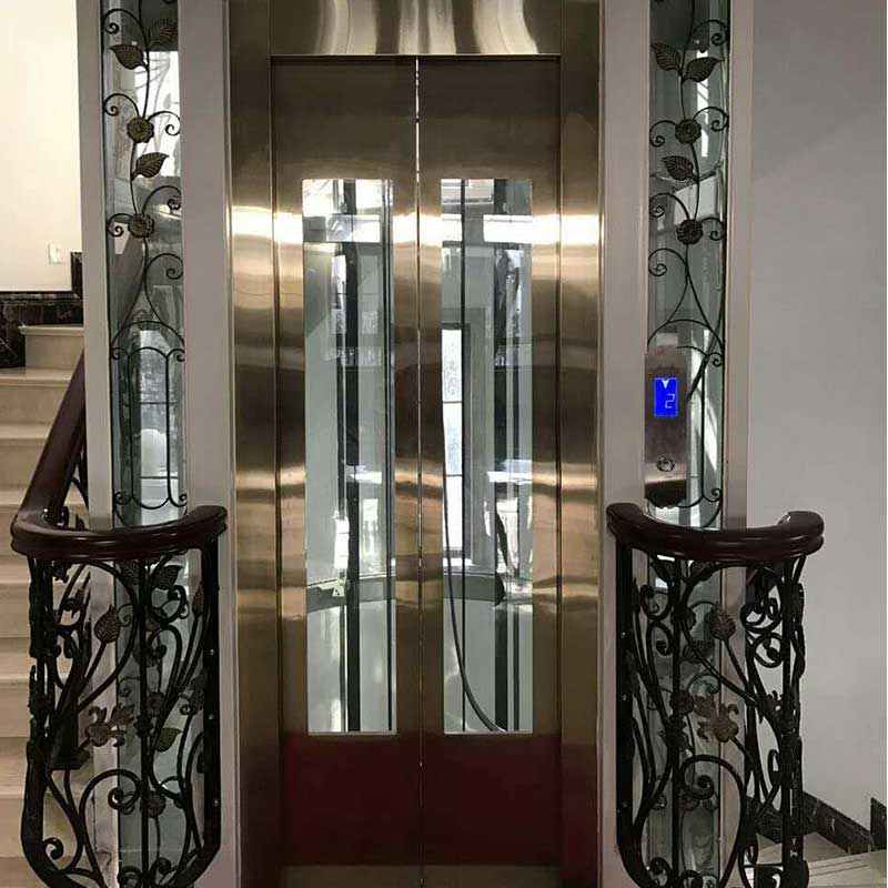 家用电梯二层别墅电梯小型乘客观光载货三层无障碍曳引室内货梯