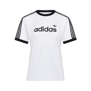 【自营】Adidas/阿迪达斯LINEAR T-SHIRT纯棉运动短袖T恤HZ9541