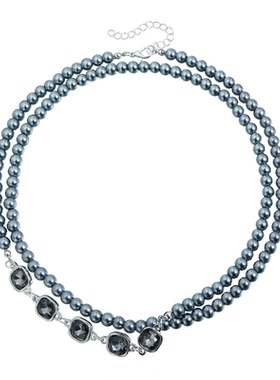 Darcosr暗捕快镶钻十字架项链女