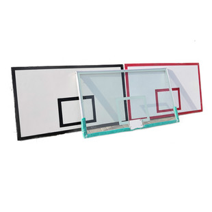 SMC树脂篮板室外钢化玻璃篮球板标准户外家用玻璃钢复合木质篮板