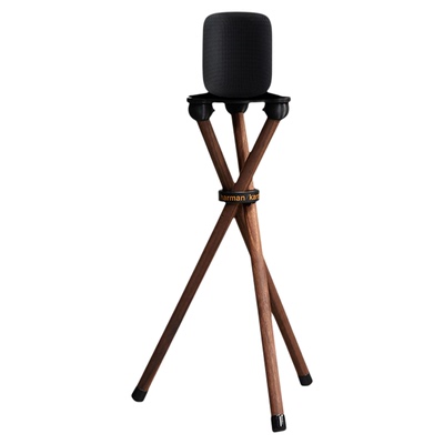 欧特声胡桃木homepod落地支架