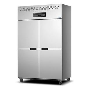 新飞 四门冰箱商用双温厨房冷藏冷冻4开门冷柜立式大容量六门冰柜