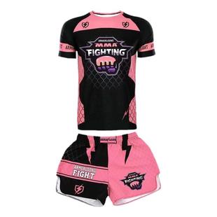 专业定制儿童搏击训练服格斗拳击加绒保暖四件套装武术散打运动服