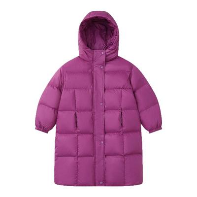 笛莎女童羽绒服长款加厚三防冬