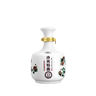 沙河特曲纯粮浓香型50.2度高线光瓶15年梅兰竹菊安徽老式白酒