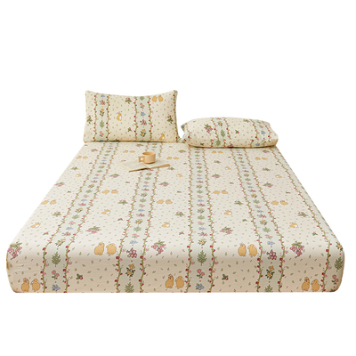 高端全棉纯棉老粗布床笠2025新款席梦思床垫保护罩四季通用床单套