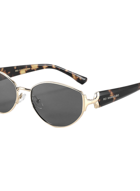 川久保玲新款老钱风猫眼太阳镜