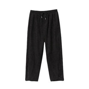 工装裤男士春季潮牌胖子宽松直筒休闲裤灯芯绒大码阔腿裤子运动裤