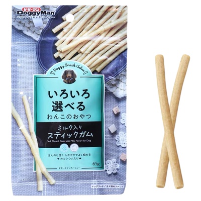 多格漫柔韧牛奶棒小型犬磨牙零食