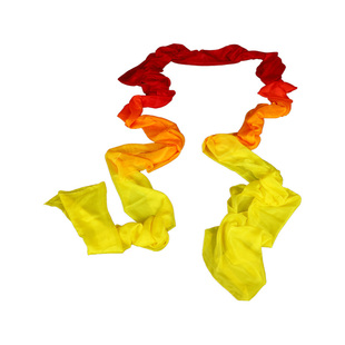 真丝长绸舞敦煌舞飞天舞李玉刚彩绸飘带七彩渐变加长绸子表演定做