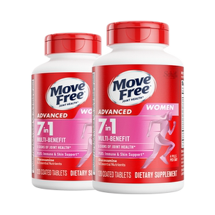【B站专属】益节MoveFree7合1氨糖软骨素复合维生素男女定制氨糖