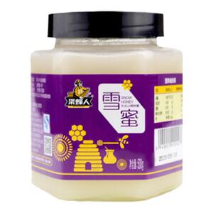 江西蜂蜜采蜂人蜂蜜雪蜜1000g 蜂蜜东北黑蜂长白山椴树结晶蜜