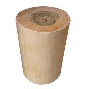 天然实木圆凳茶几原木换鞋凳创意木头底座摆件凳子根雕实木凳底座