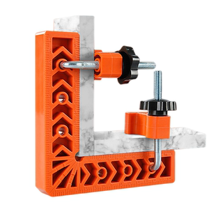 直角定位器90度石材岩板拼接固定器L型直角尺塑料角码木工划线尺